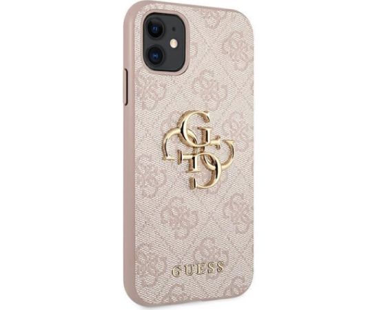 GUHCN614GMGPI  Guess iPhone 11 6.1| Xr Big Metal Logo rozā