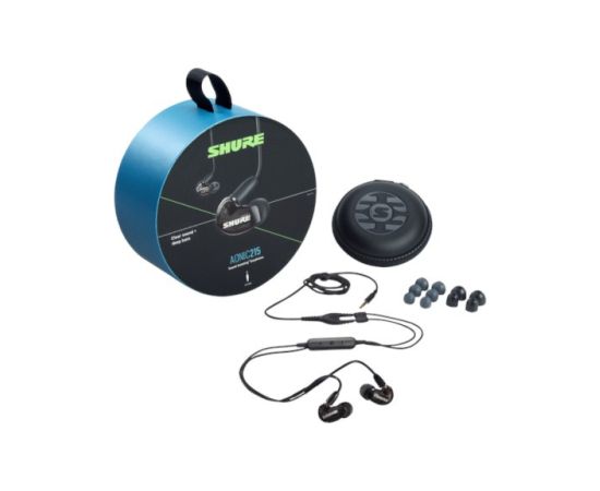 Shure AONIC 215 - in-ear headphones with single transducer and 3.5mm cable (black)