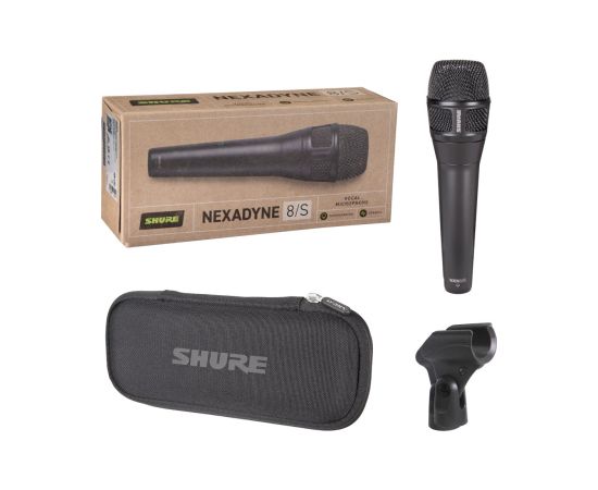 Shure Nexadyne™ 8/S - dynamic microphone, supercardioid with XLR connector, black