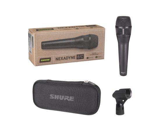 Shure Nexadyne™ 8/C - dynamic microphone, cardioid with XLR connector, black