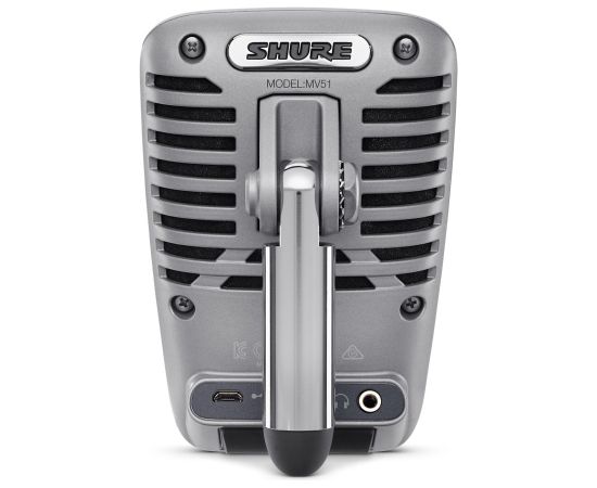 Shure MOTIV MV51 Grey Digital camcorder microphone