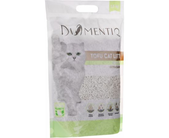 DIAMENTIQ Żwirek Tofu zbrylający 2,5 kg MATCHA