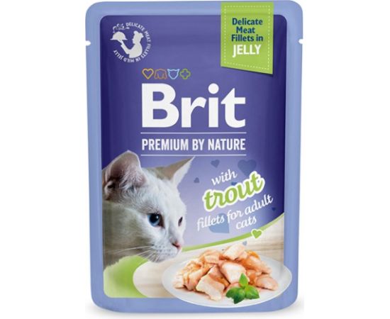 BRIT Premium Trout Fillets in Jelly - wet cat food - 85g