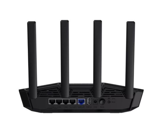 Wireless Router ASUS Wireless Router 3600 Mbps Mesh Wi-Fi 5 Wi-Fi 6 Wi-Fi 7 IEEE 802.11a IEEE 802.11b IEEE 802.11g IEEE 802.11n IEEE 802.11ac IEEE 802.11ax USB 3.2 4x10/100/1000M 1x2.5GbE Number of antennas 4 TUF-BE3600