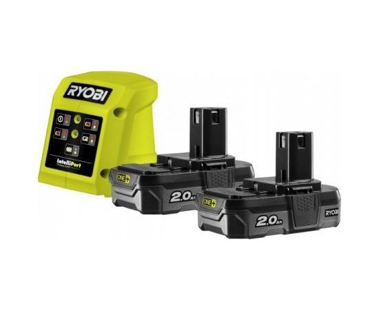 Ryobi ZESTAW STARTOWY 18V 2*2.0AH + ÅADOWARKA