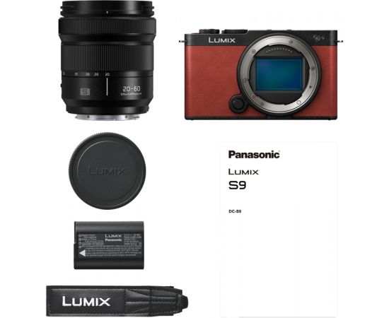 Panasonic Lumix DC-S9 + 20-60mm, crimson red