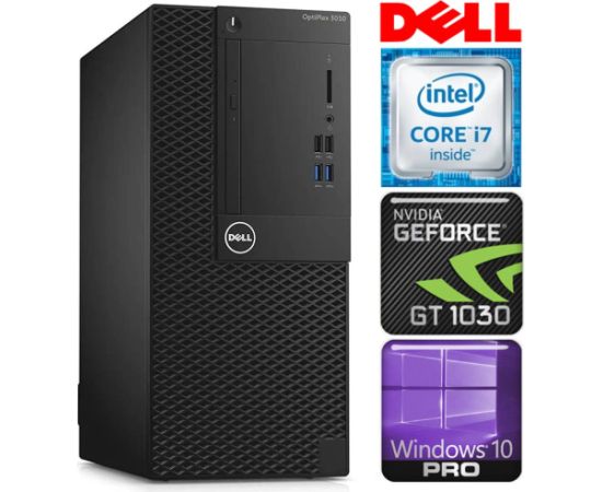 DELL 3050 Tower i7-7700 8GB 512SSD M.2 NVME GT1030 2GB WIN10Pro