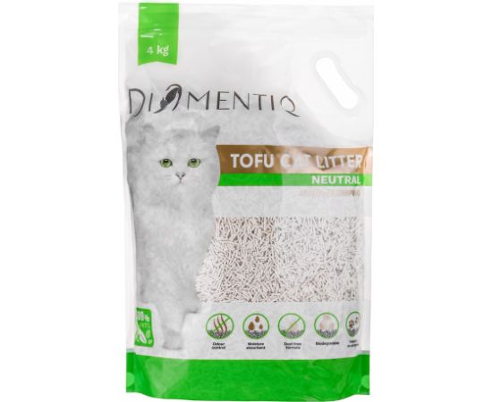 DIAMENTIQ Tofu Neutral Ultra clumping - plant-based litter - 4kg