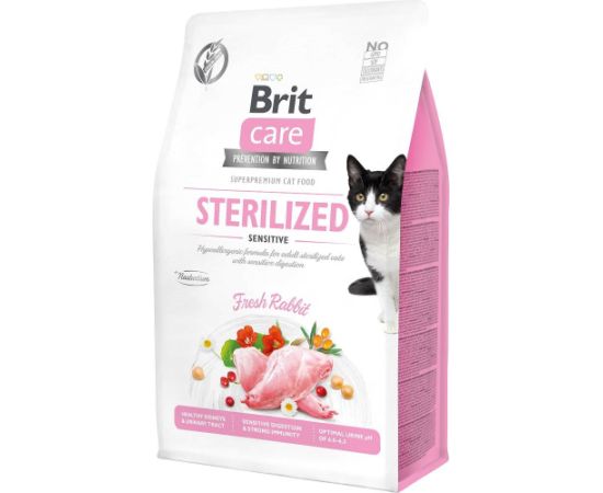 BRIT Care Grain-Free Sterilized Sensitive - dry cat food - 400 g