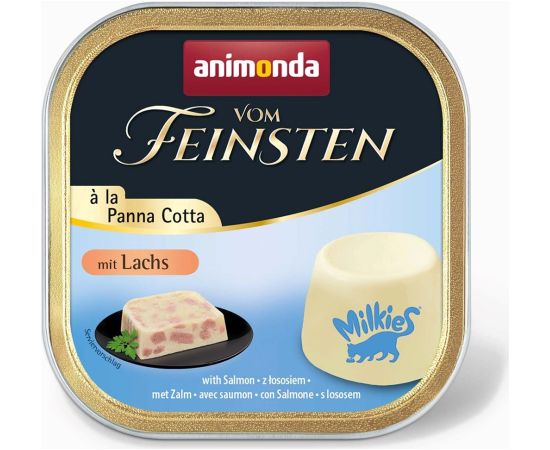 ANIMONDA Vom Feinsten Panna Cotta Salmon - wet cat food - 100 g