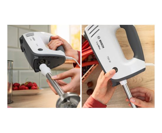 Bosch MFQ37470 Hand mixer 750 W Black, White