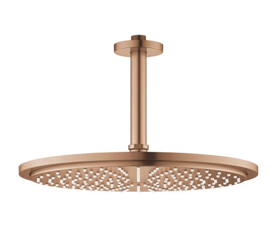 Grohe dušas galva ar turētāju Rainshower Cosmo 310 I, no griestiem, brushed warm sunset