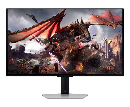 Monitor Samsung Samsung Odyssey OLED G8 S32DG800SU - OLED-Monitor - Smart - Gaming - 81.3 cm (32") - 3840 x 2160 4K @ 240 Hz - 250 cd/m2 - 1000000:1 - DisplayHDR 400 True Black - 0.03 ms - 2xHDMI, DisplayPort - Lautsprecher - Silber