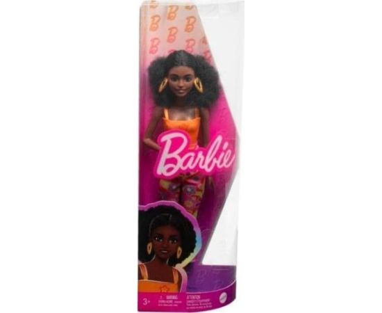 Lalka Barbie Mattel BRB FASHION WLOSY AFRO RETRO UBRANIE HPF74 WB6