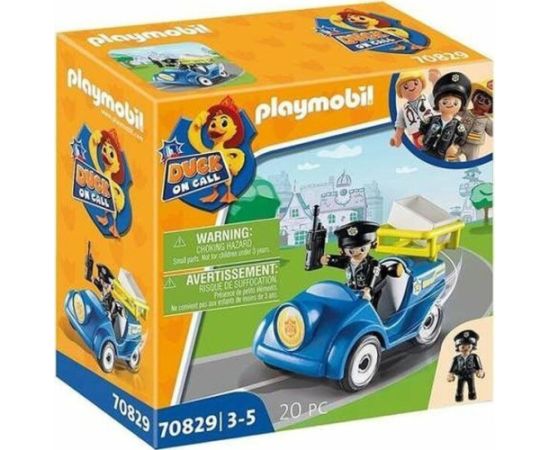 Playmobil PLAYMOBIL 70829 DUCK ON CALL - Mini car police, construction toy