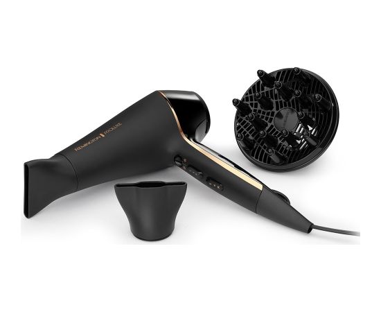 Remington PROLuxe Midnight Edition hair dryer 2400 W Black, Gold