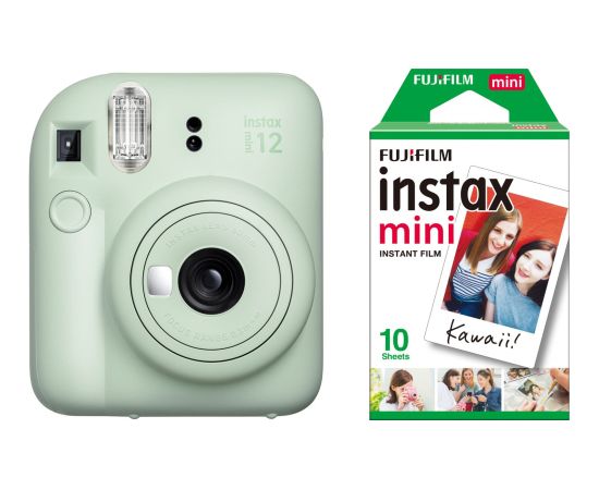 Fujifilm Instax Mini 12, mint green + film