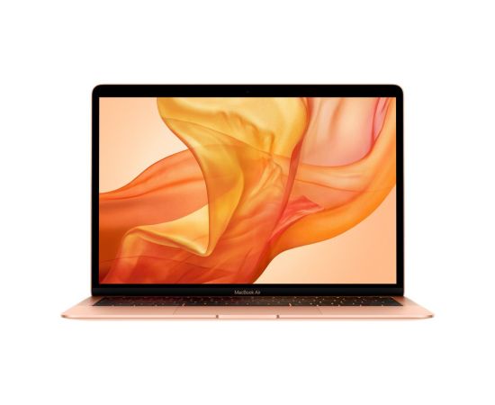 Apple MacBook Air 2018 Retina 13" - Core i5 1.6GHz / 8GB / 256GB SSD - Gold (Atjaunināts, stāvoklis labi)