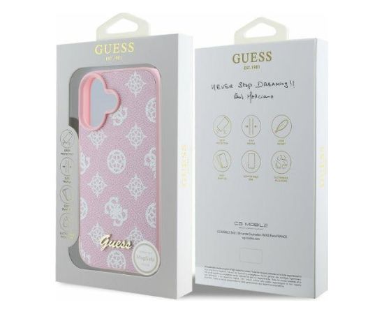 Guess GUHMP16SPGPYSP Aizmugurējais Apvalks Priekš Apple iPhone 16