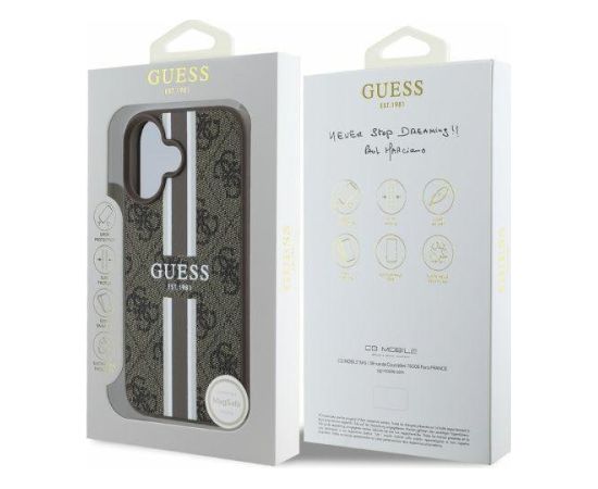 Guess GUHMP16SP4RPSW Aizmugurējais Apvalks Priekš Apple iPhone 16