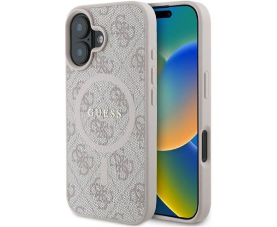 Guess GUHMP16MG4GFRP Aizmugurējais Apvalks Priekš iPhone 16 Plus