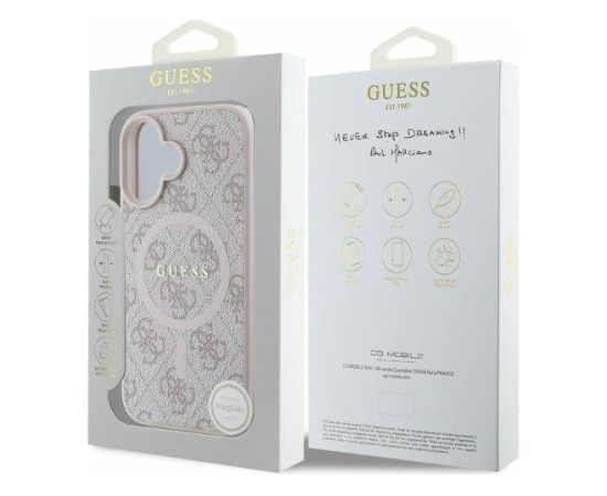 Guess GUHMP16SG4GFRP Aizmugurējais Apvalks Priekš Apple iPhone 16