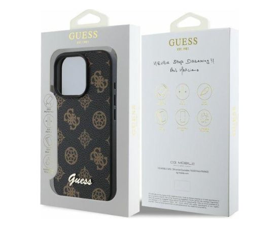 Guess GUHMP16LPGPYSK Aizmugurējais Apvalks Priekš Apple iPhone 16 Pro