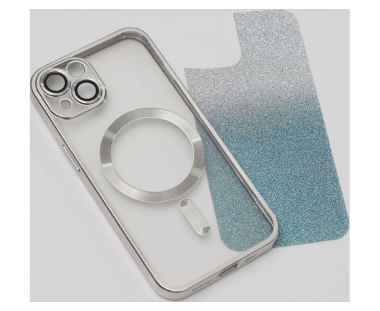 Mocco Glitter Chrome MagSafe Case Силиконовый Чехол для Apple iPhone 15