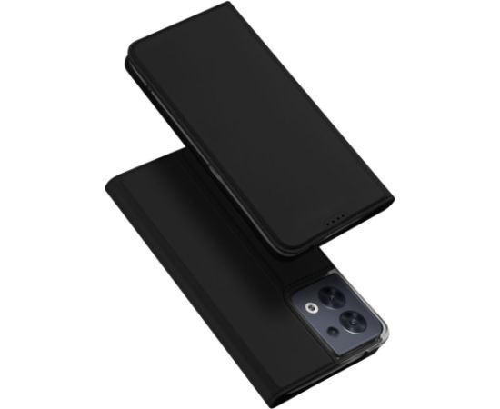 Dux Ducis   Dux Ducis Skin Pro case for Oppo Reno 8 flip cover card wallet stand black