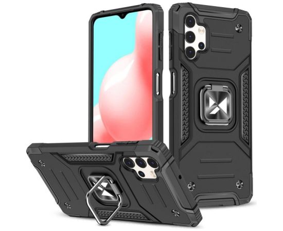 Wozinsky   Wozinsky Ring Armor Tough Hybrid Case Cover + Magnetic Mount for Samsung Galaxy A33 5G black