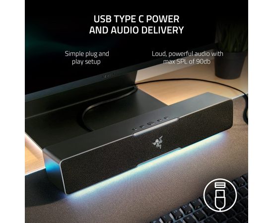 Razer Gaming Soundbar Leviathan V2 X Black