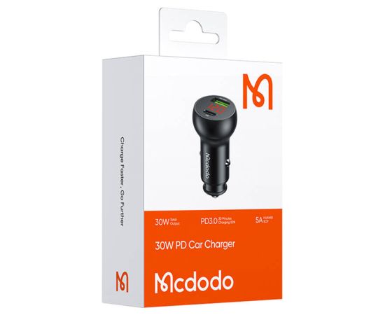 Mcdodo CC-6810 USB-A + USB-C car charger, 30W