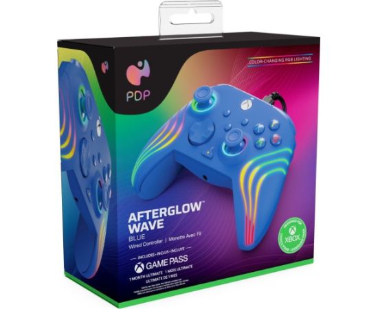 Pad PDP PDP XS Pad przewodowy Afterglow WAVE - niebieski