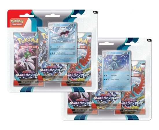 Rebel POKEMON TCG: SCARLET & VIOLET - PARADOX RIFT - 3PACK BLISTER BOX (ENG)