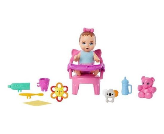 Lalka Barbie Mattel Dziecko i akcesoria - mycie zębów GHV83/HJY29