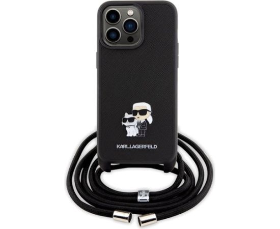 Karl Lagerfeld KLHCP15XSAKCPSK Aizmugurējais Apvalks Priekš Apple iPhone 15 Pro Max