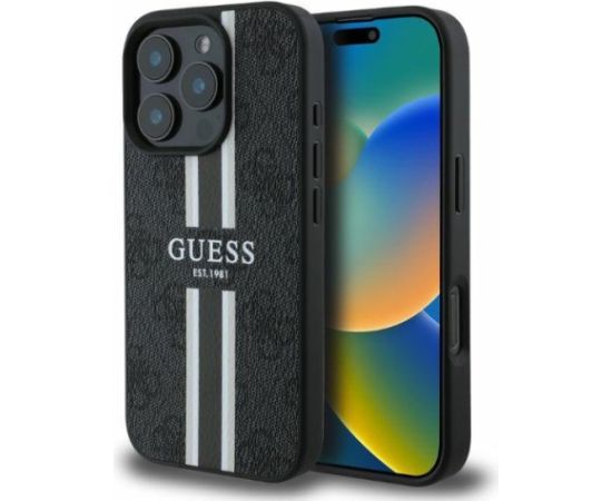 Guess GUHMP16LP4RPSK Aizmugurējais Apvalks Priekš Apple iPhone 16 Pro