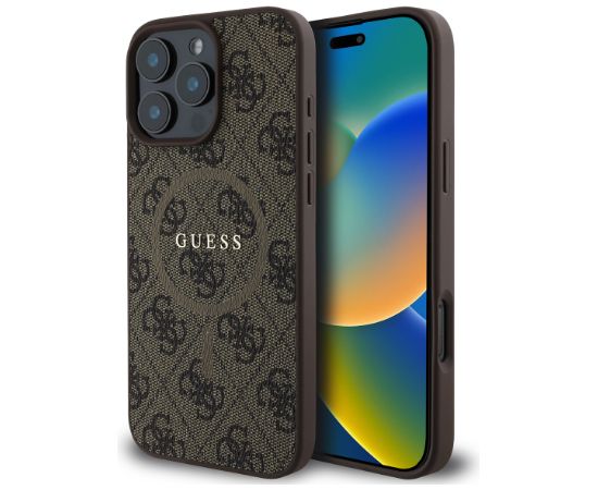 Guess GUHMP16LG4GFRW Aizmugurējais Apvalks Priekš Apple iPhone 16 Pro