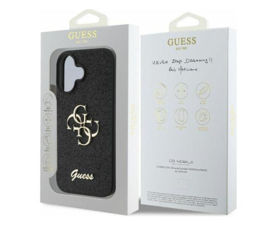 Guess GUHCP16SHG4SGK Aizmugurējais Apvalks Priekš Apple iPhone 16