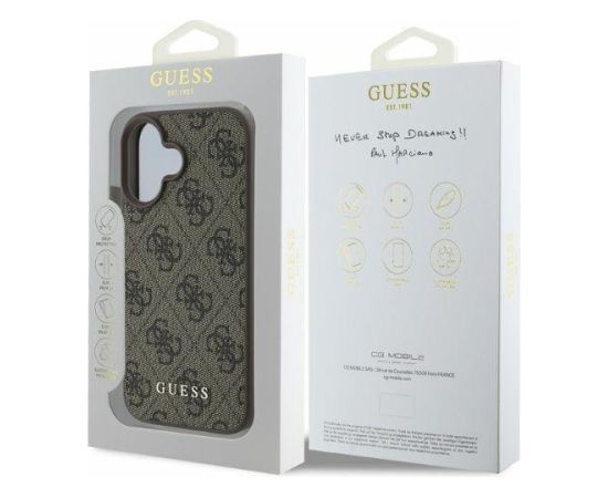 Guess GUHCP16SG4GFBR Чехол для Apple iPhone 16