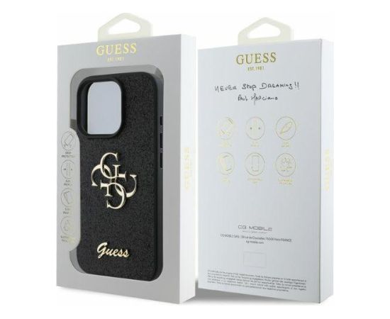 Guess GUHCP16LHG4SGK Aizmugurējais Apvalks Priekš Apple iPhone 16 Pro