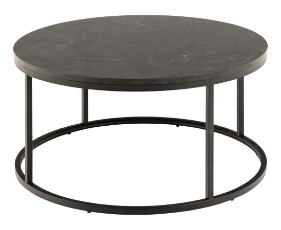 Coffee table SPIRO D80xH40cm, black