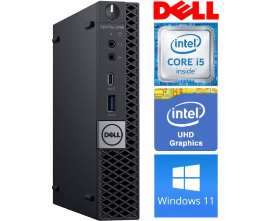 DELL 5060 Micro i5-8500T 8GB 512SSD M.2 NVME WIN11Pro