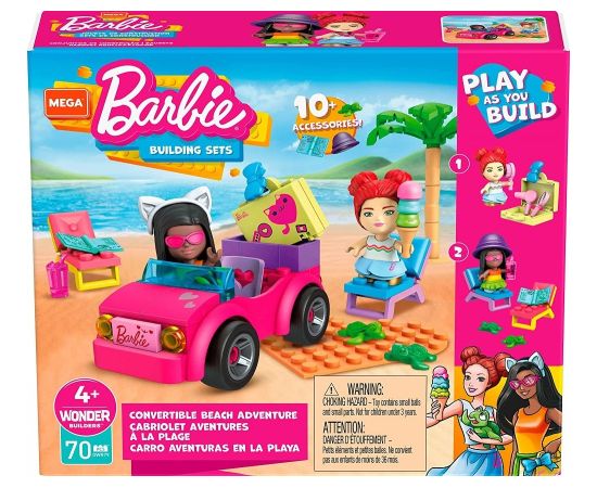 Mattel Barbie klocki Plażowanie w Malibu (GWR79)