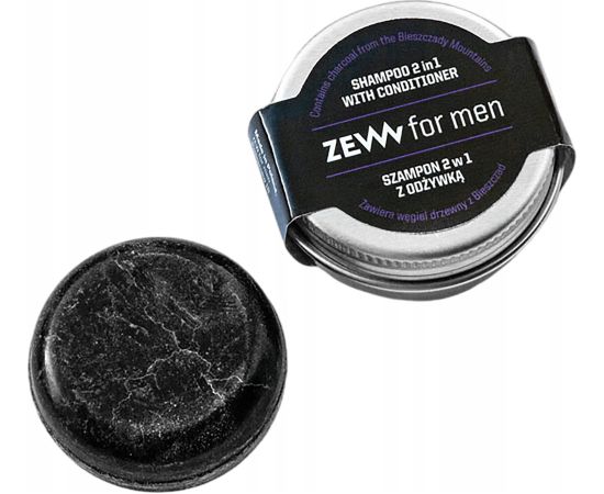 ZEW FOR MEN_Szampon 2w1 z odżywką z węglem drzewnym z Bieszczad 15ml