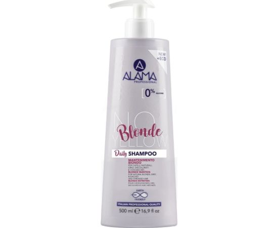 ALAMA_No Yellow Daily Shampoo szampon do włosów blond 500ml