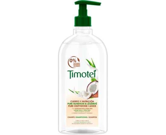 TIMOTEI_Nourished & Light szampon do włosów Coconut & Aloe Vera 750ml