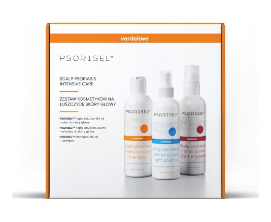 PSORISEL_SET Łuszczyca emulsja na łuszczycę skóry głowy 200ml + płyn na łuszczycę skóry głowy 150ml + szampon na łuszczycę skóry głowy 200ml