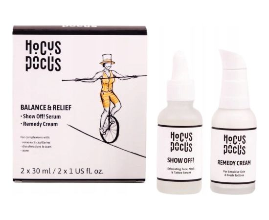 HOCUS POCUS_SET Balance Remedy Cream krem łagodzący 30ml + Show Off! serum 30ml