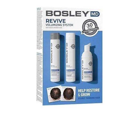 BOSLEY MD_SET Non-Color Revive szampon do włosów 150ml + odżywka 150ml + pianka do włosów 100ml